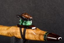 Koa Native American Flute, Minor, Mid A-4, #R21D (3)